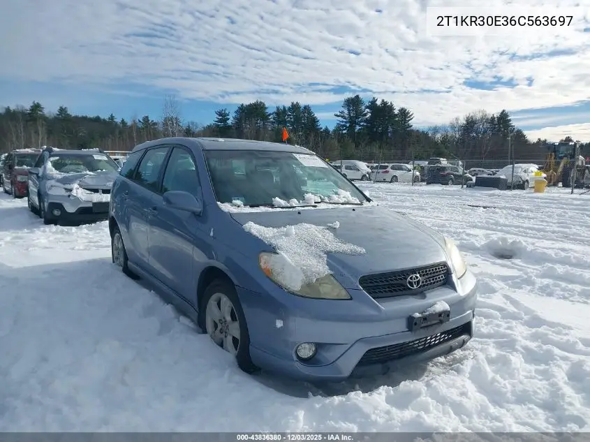 2T1KR30E36C563697 2006 Toyota Matrix Xr