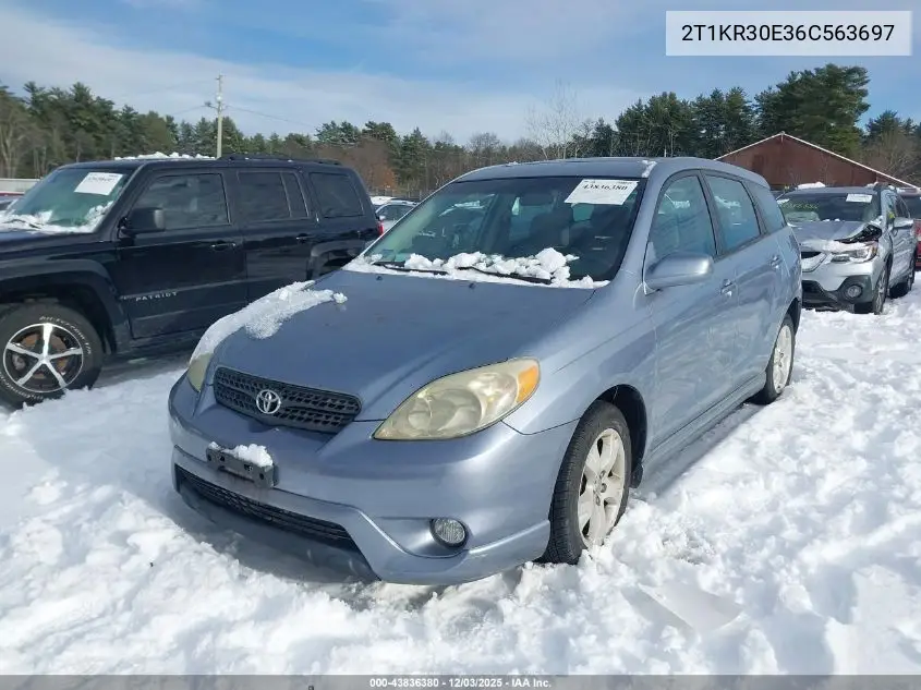 2T1KR30E36C563697 2006 Toyota Matrix Xr