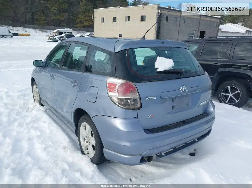2T1KR30E36C563697 2006 Toyota Matrix Xr