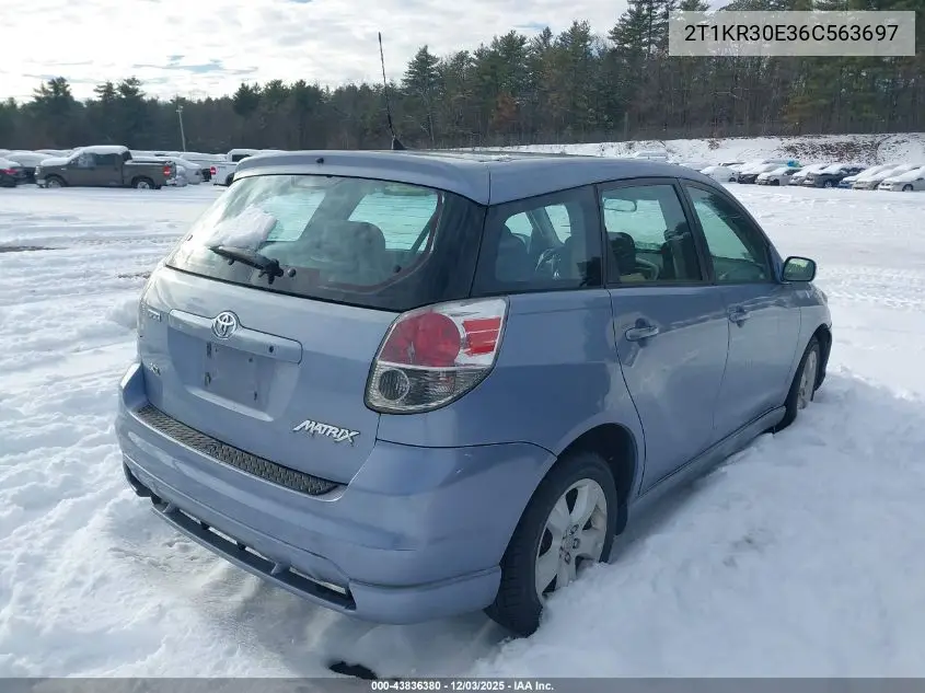 2T1KR30E36C563697 2006 Toyota Matrix Xr