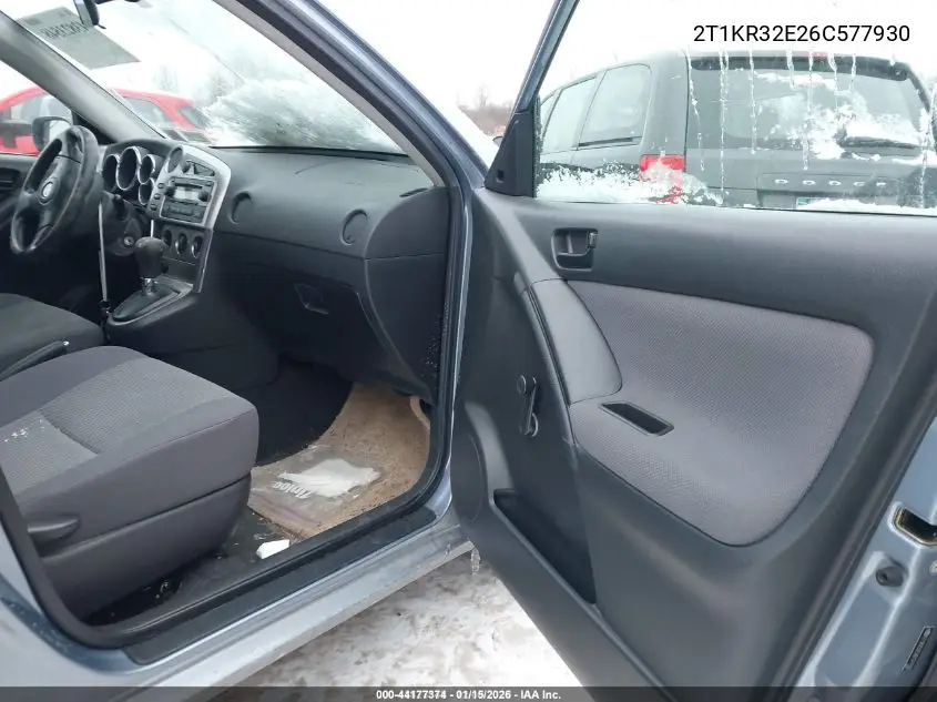 2T1KR32E26C577930 2006 Toyota Matrix