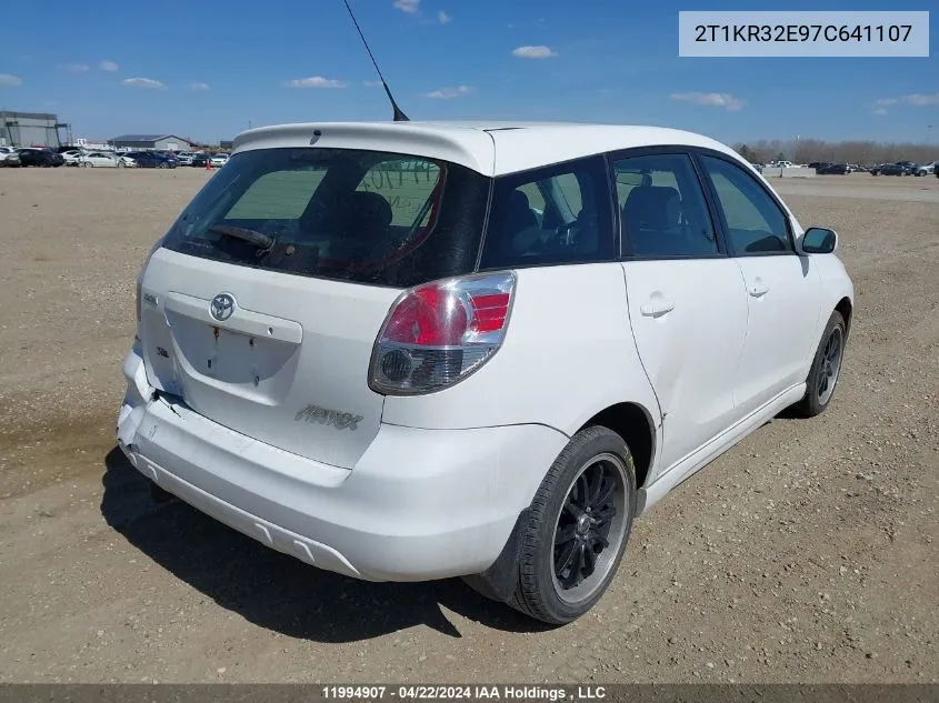 2T1KR32E97C641107 2007 Toyota Matrix Wagon