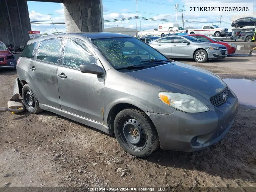 2007 Toyota Corolla Matrix Xr VIN: 2T1KR32E17C676286 Lot: 12011814