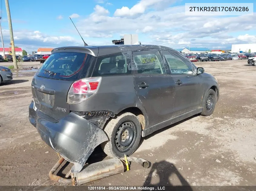 2T1KR32E17C676286 2007 Toyota Corolla Matrix Xr