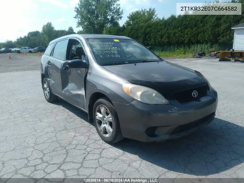 2007 Toyota Corolla Matrix Xr VIN: 2T1KR32E07C664582 Lot: 12030814