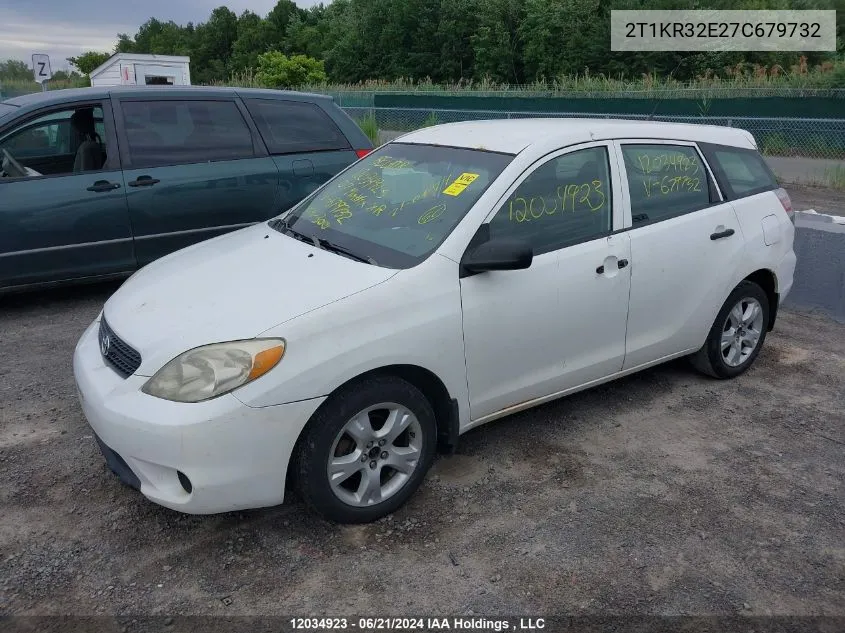 2T1KR32E27C679732 2007 Toyota Matrix Xr