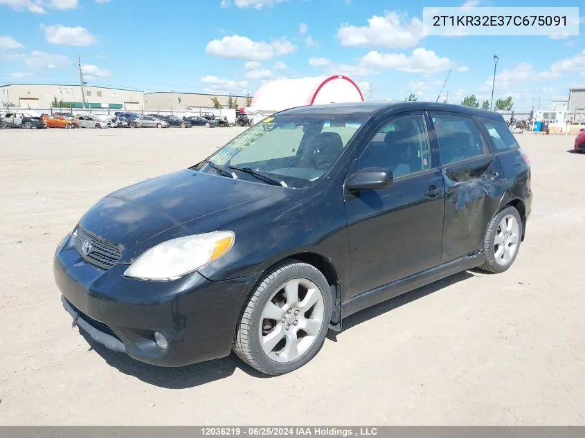 2T1KR32E37C675091 2007 Toyota Matrix Xr