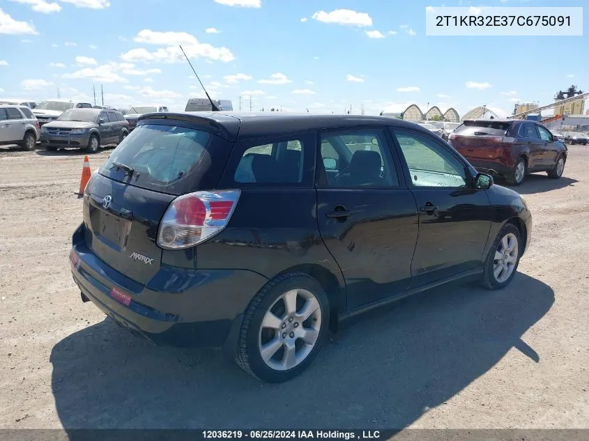 2T1KR32E37C675091 2007 Toyota Matrix Xr