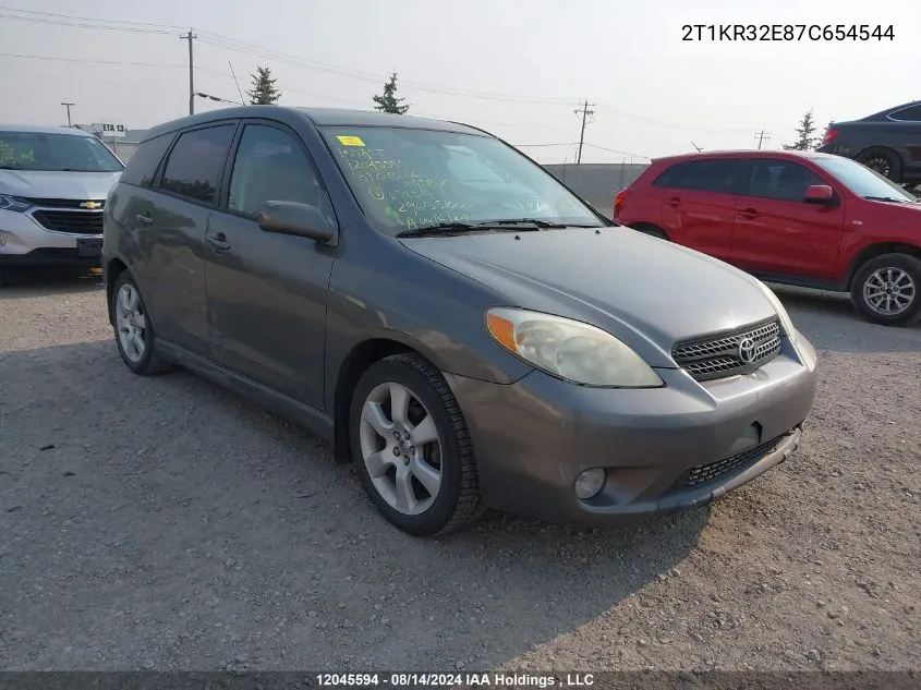 2T1KR32E87C654544 2007 Toyota Corolla Matrix Xr