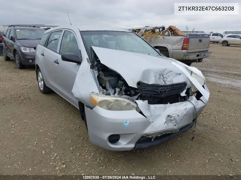 2T1KR32E47C663208 2007 Toyota Matrix