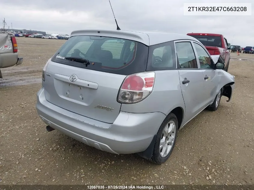 2T1KR32E47C663208 2007 Toyota Matrix