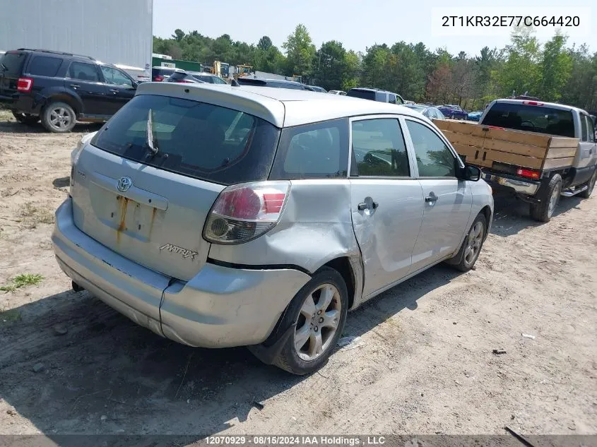 2T1KR32E77C664420 2007 Toyota Matrix Wagon