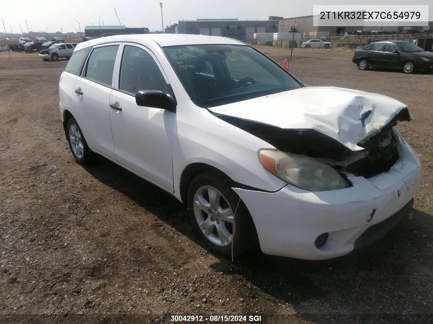 2007 Toyota Corolla Matrix Xr VIN: 2T1KR32EX7C654979 Lot: 30042912