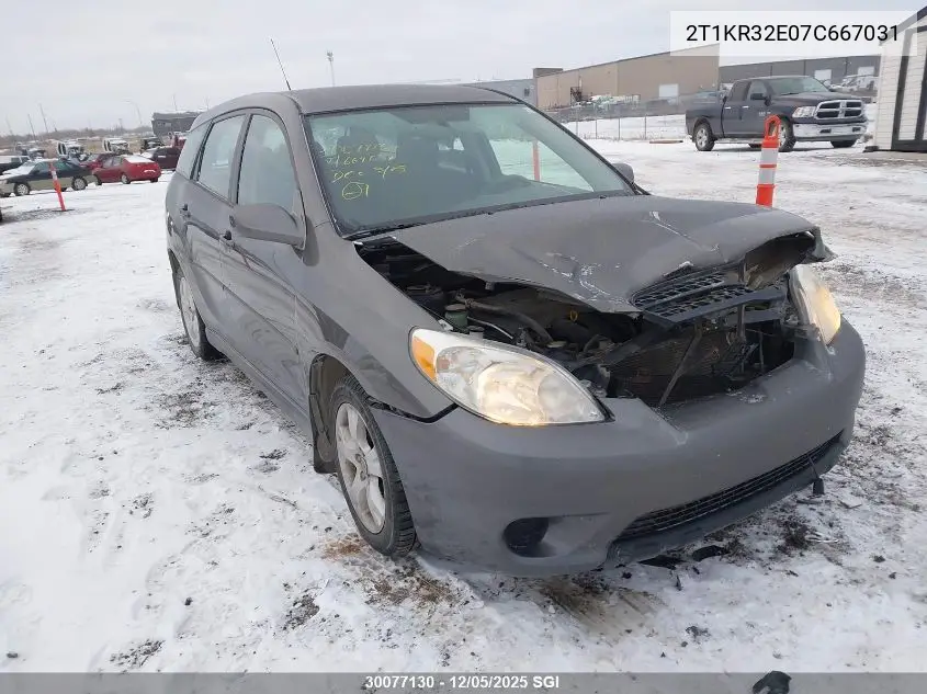 2T1KR32E07C667031 2007 Toyota Corolla Matrix Xr