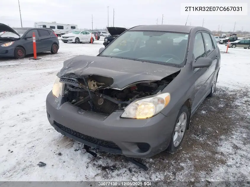 2T1KR32E07C667031 2007 Toyota Corolla Matrix Xr