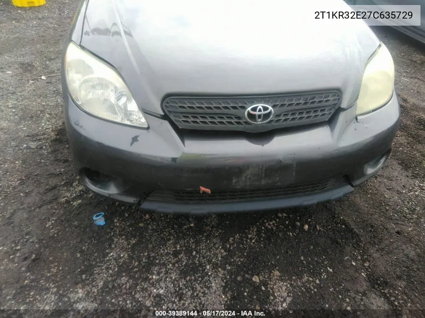 2T1KR32E27C635729 2007 Toyota Matrix