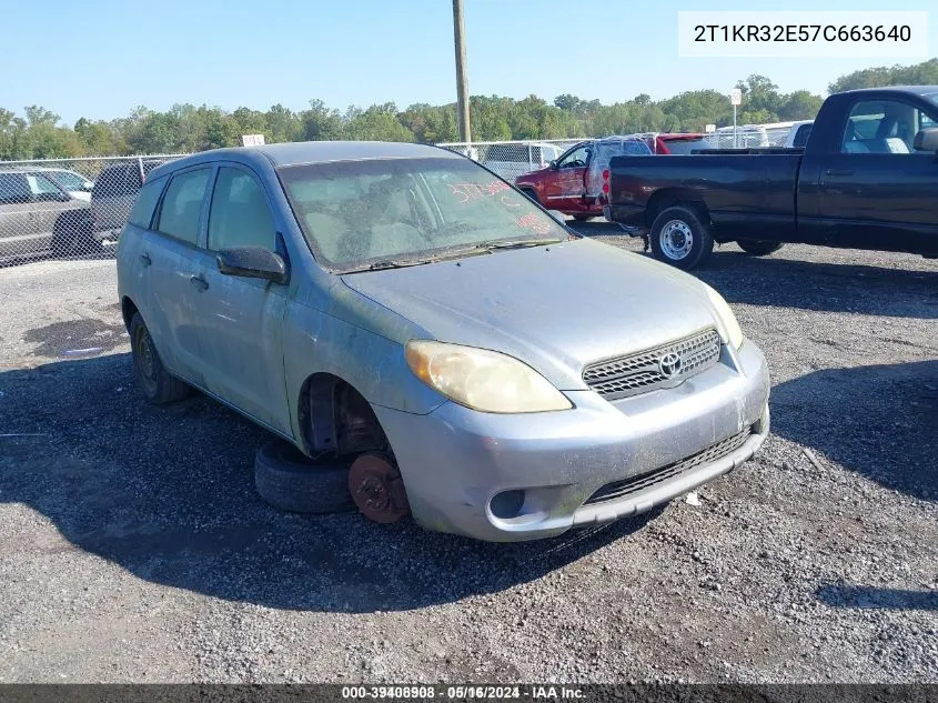 2T1KR32E57C663640 2007 Toyota Matrix