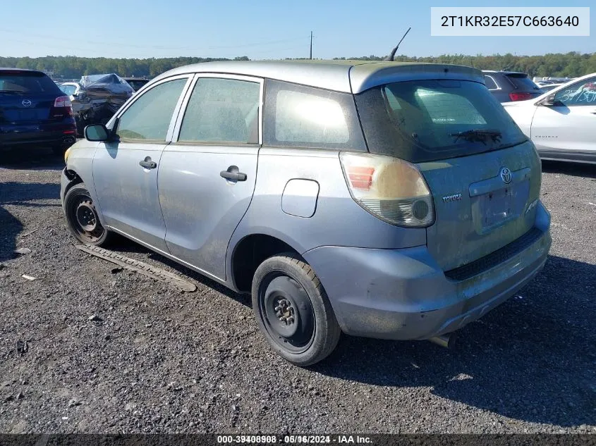 2T1KR32E57C663640 2007 Toyota Matrix