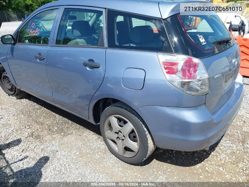 2T1KR32E07C651010 2007 Toyota Matrix