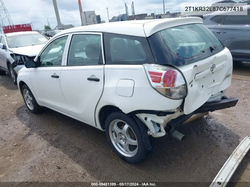 2T1KR32E87C677418 2007 Toyota Matrix