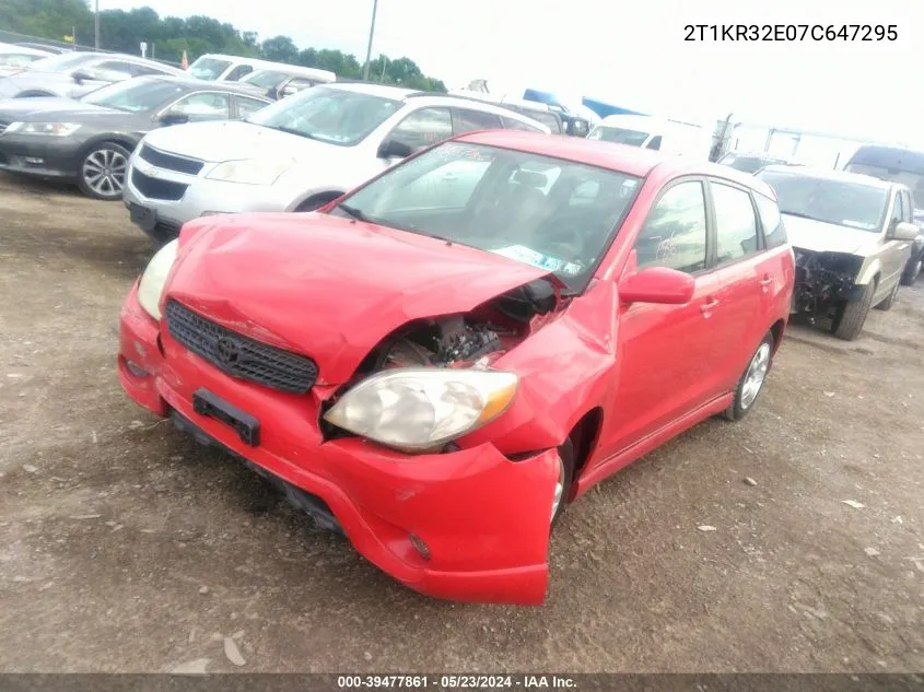 2T1KR32E07C647295 2007 Toyota Matrix Xr