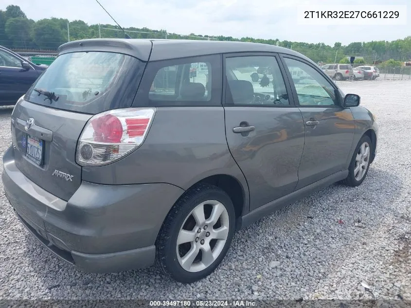 2T1KR32E27C661229 2007 Toyota Matrix Xr