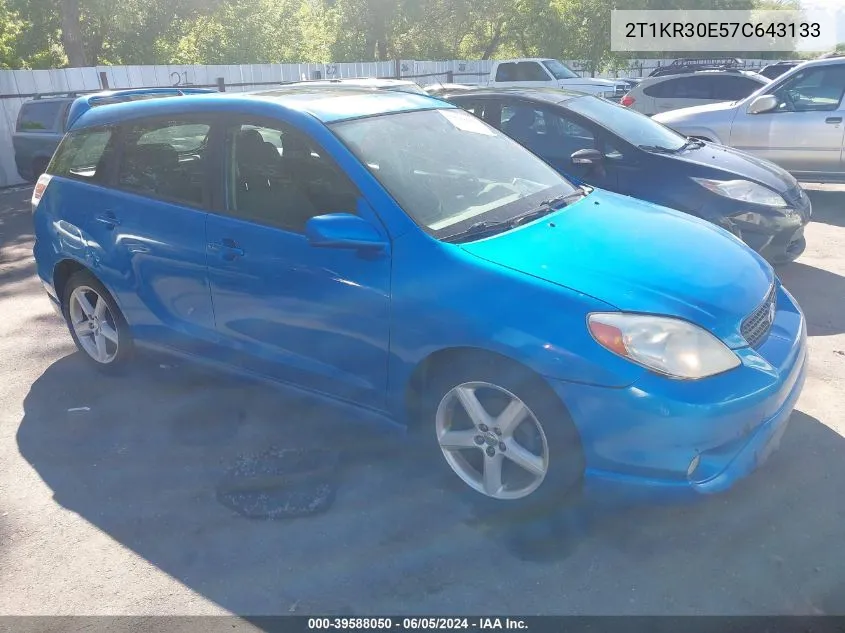 2T1KR30E57C643133 2007 Toyota Matrix Xr