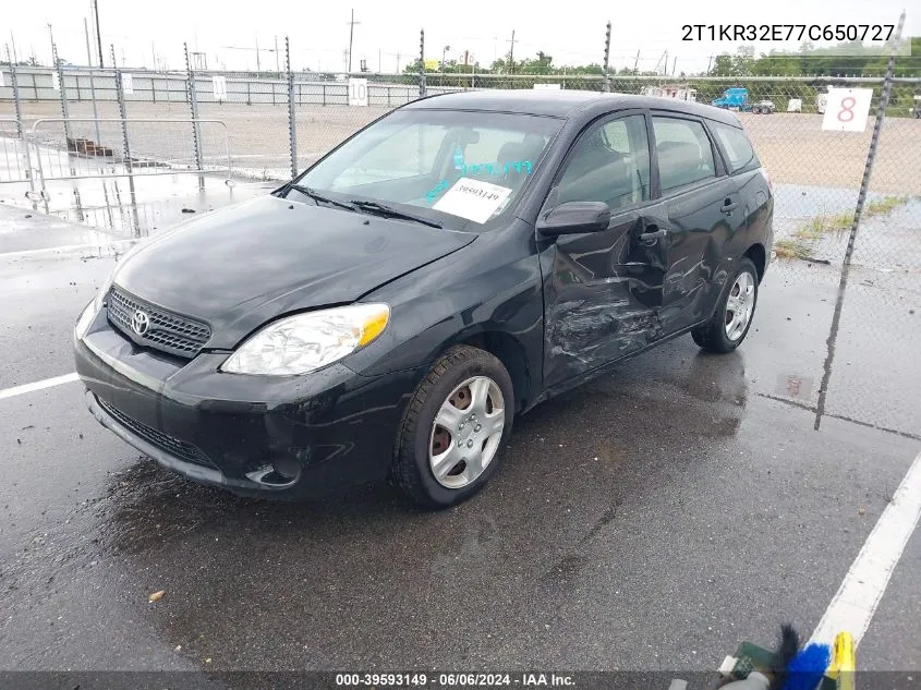 2T1KR32E77C650727 2007 Toyota Matrix