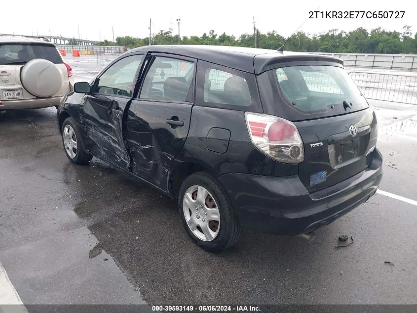 2T1KR32E77C650727 2007 Toyota Matrix