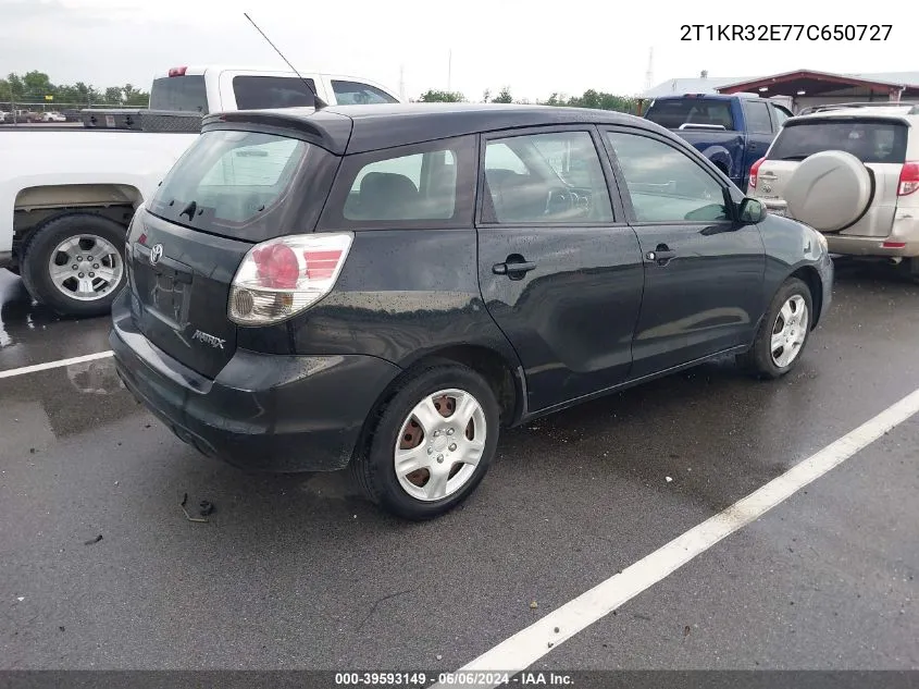 2T1KR32E77C650727 2007 Toyota Matrix