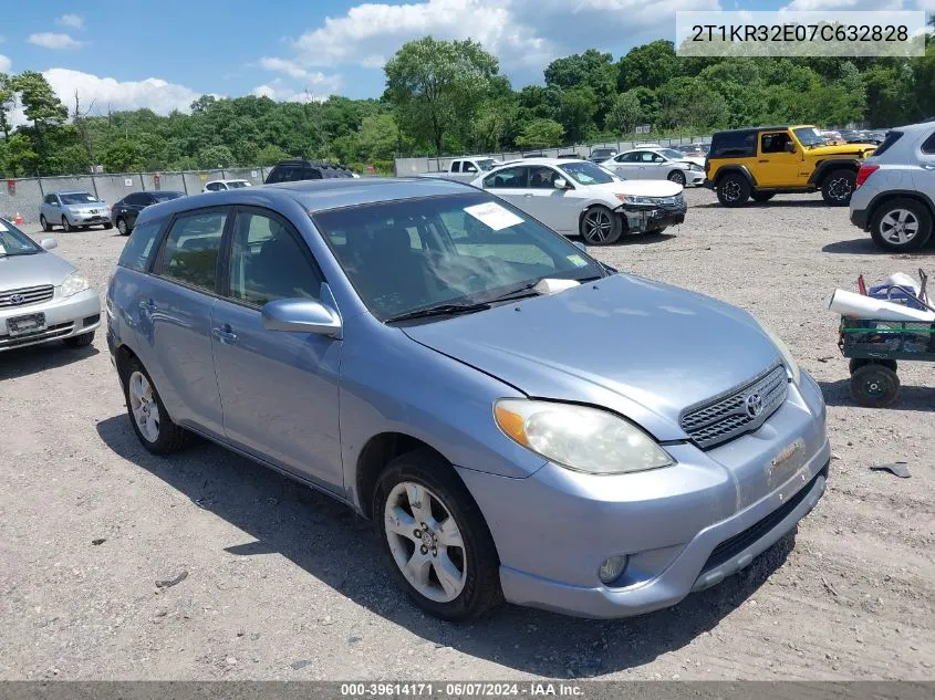 2007 Toyota Matrix Xr VIN: 2T1KR32E07C632828 Lot: 39614171