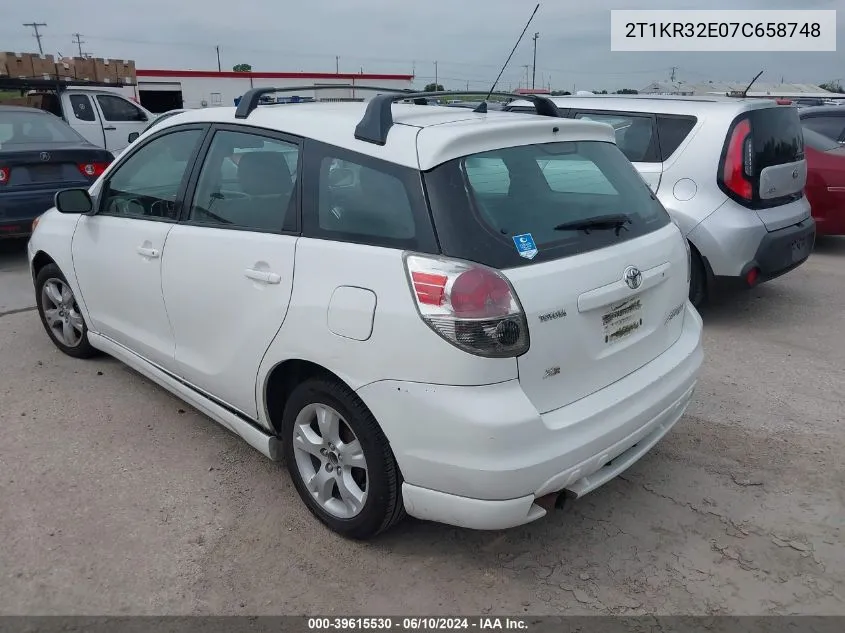 2T1KR32E07C658748 2007 Toyota Matrix Xr