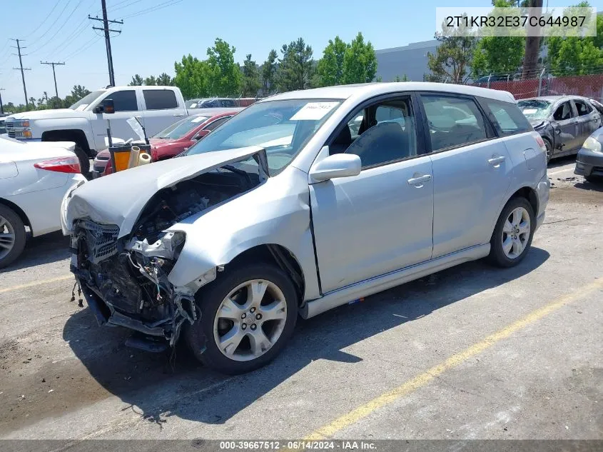 2T1KR32E37C644987 2007 Toyota Matrix Xr