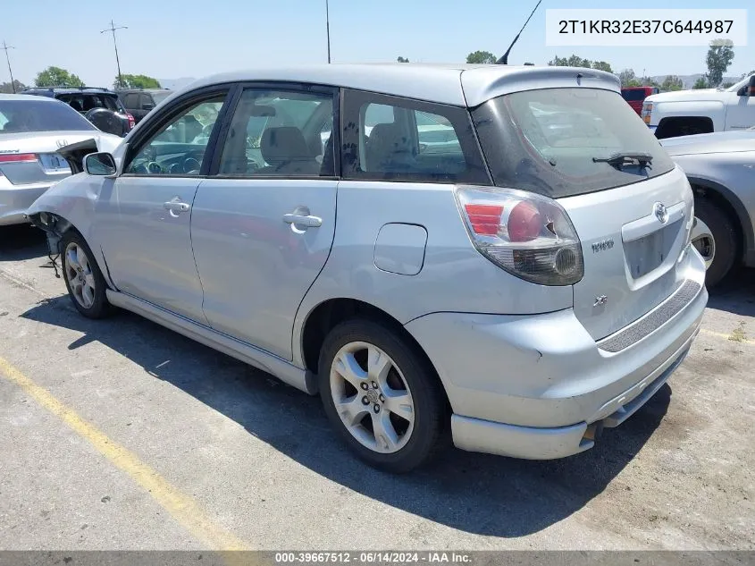 2T1KR32E37C644987 2007 Toyota Matrix Xr