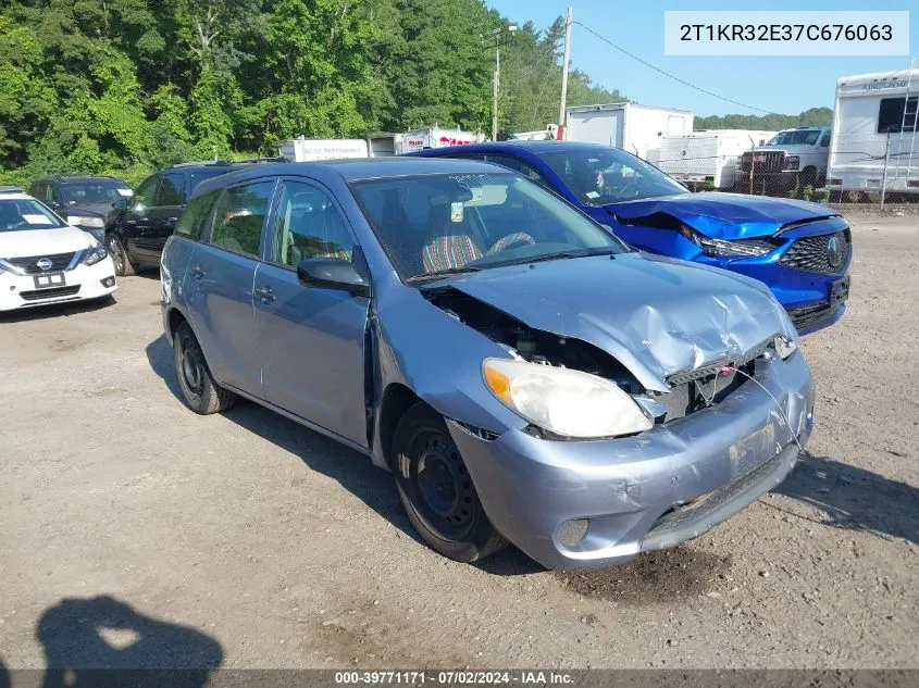 2007 Toyota Matrix Xr VIN: 2T1KR32E37C676063 Lot: 39771171