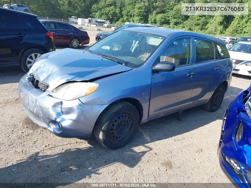 2007 Toyota Matrix Xr VIN: 2T1KR32E37C676063 Lot: 39771171