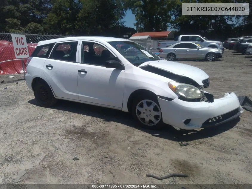 2T1KR32E07C644820 2007 Toyota Matrix