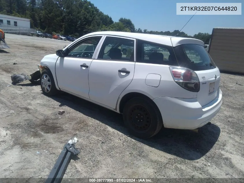 2T1KR32E07C644820 2007 Toyota Matrix