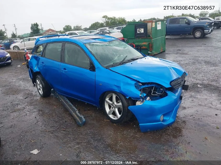 2T1KR30E47C638957 2007 Toyota Matrix Xr