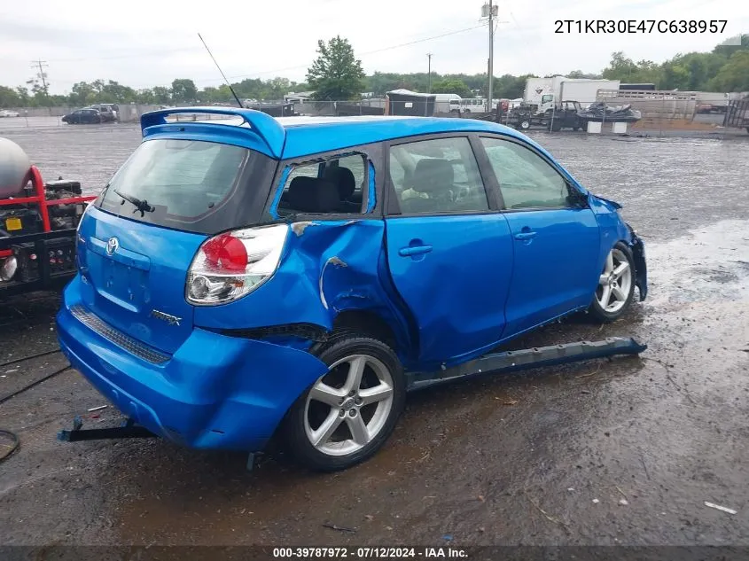 2T1KR30E47C638957 2007 Toyota Matrix Xr