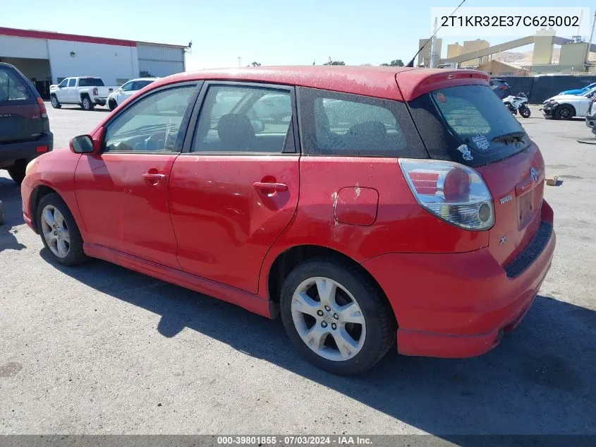 2T1KR32E37C625002 2007 Toyota Matrix Xr