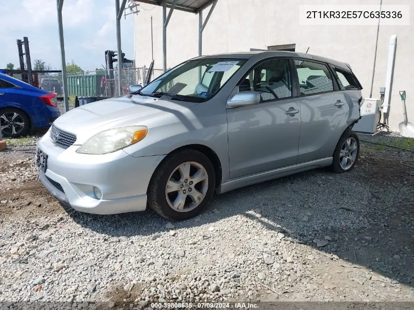 2T1KR32E57C635336 2007 Toyota Matrix Xr