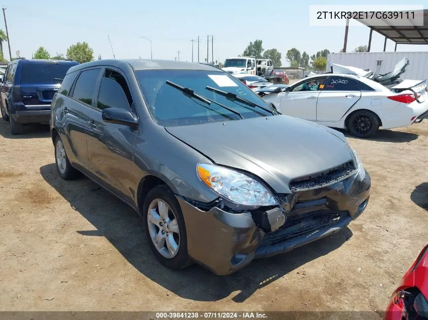 2T1KR32E17C639111 2007 Toyota Matrix