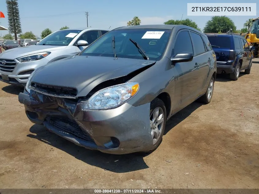 2T1KR32E17C639111 2007 Toyota Matrix