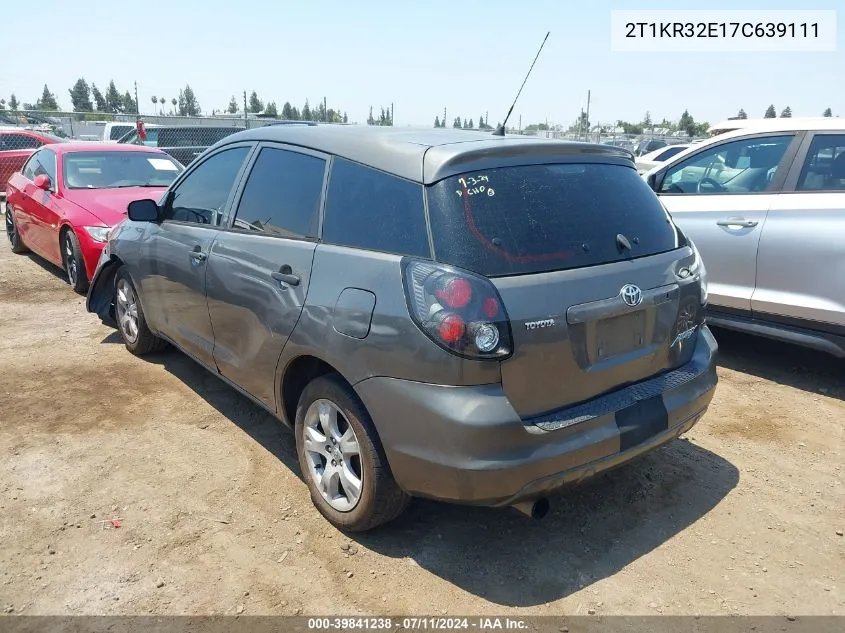 2T1KR32E17C639111 2007 Toyota Matrix