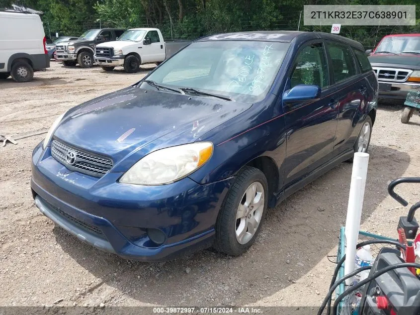 2007 Toyota Matrix Xr VIN: 2T1KR32E37C638901 Lot: 39872997