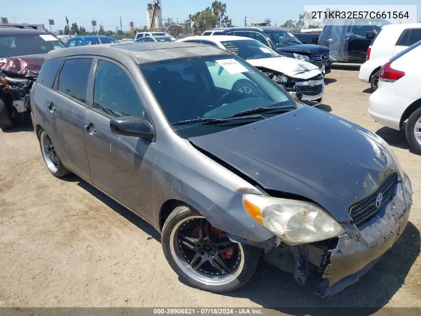 2007 Toyota Matrix Xr VIN: 2T1KR32E57C661564 Lot: 39906521