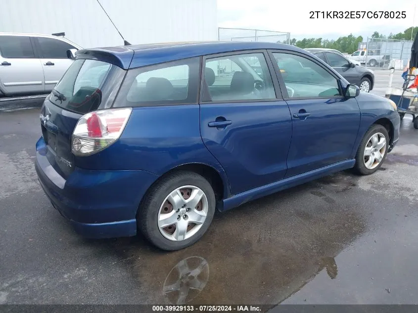 2T1KR32E57C678025 2007 Toyota Matrix Xr