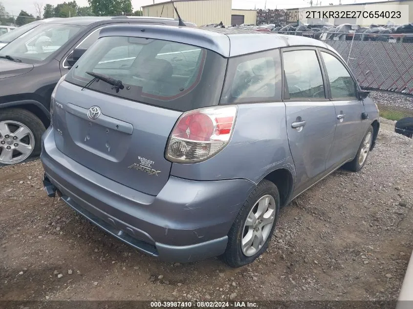 2T1KR32E27C654023 2007 Toyota Matrix Xr