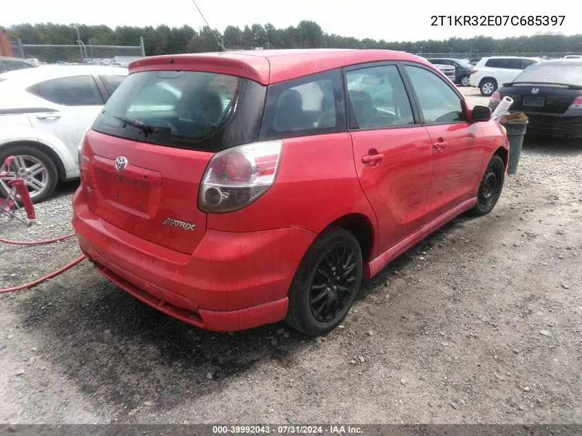 2T1KR32E07C685397 2007 Toyota Matrix Xr